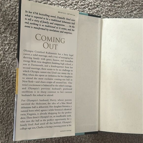 ‘Coming Out' by Danielle Steel Book! - Picture 4 of 6